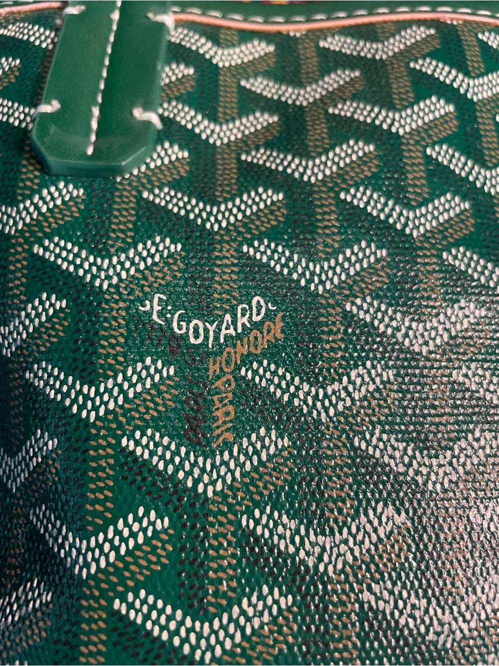 Green Mini Anjou Dupe Tote - Picture 3 of 11